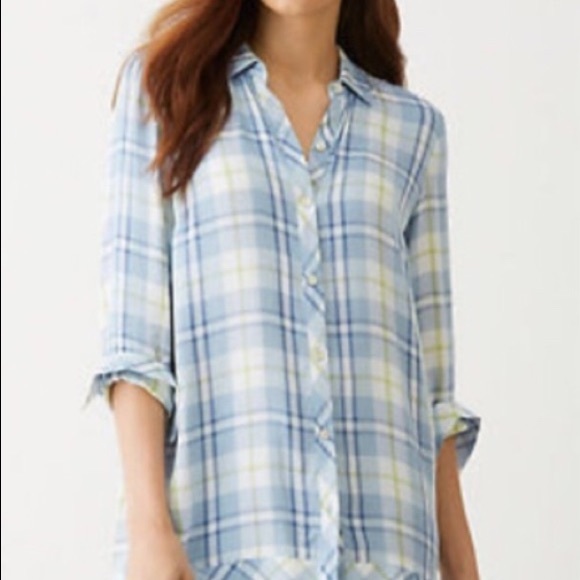 J Jill Plaid Multi-Yarn Dyed Tunic - Picture 6 of 6